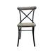 Rosalind Wheeler Clifton Dining Chair Metal in Black | 35.5 H x 16.75 W x 15.18 D in | Wayfair B096B21043DA4E699B8151F251BADC41