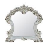 Rosdorf Park Vendome Mirror In Antique Pearl Finish Wood in Brown | 45 H x 47 W x 3 D in | Wayfair 27D774DB0C5940B1AE53F87BDDA0AB97