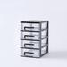 Inbox Zero Jigme Desk Organizer Plastic in Gray/Black | 10 H x 6 W x 8.3 D in | Wayfair 95EC9BC5134A4412B770712090421DED