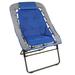 Arlmont & Co. Kayin Folding Beach Chair Metal in Blue/Gray | 40 H x 24 W x 16 D in | Wayfair B39FC5FB3B0442A3B8C1F052A3AB1CB5