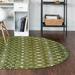 Green/White 120 x 94 x 0.5 in Area Rug - The Twillery Co.® Somerville Rug Polypropylene | 120 H x 94 W x 0.5 D in | Wayfair