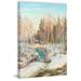 Loon Peak® "Day Dreams In Streams" Print On Wrapped Canvas in Blue/Brown | 24 H x 16 W x 1.5 D in | Wayfair 762309C922BF496AB2F4E770317A8EC5