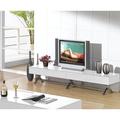 Hokku Designs Breyton TV Stand for TVs up to 88" Wood in White | Wayfair 426597FA01024D16B69C3A6B7B1462C8