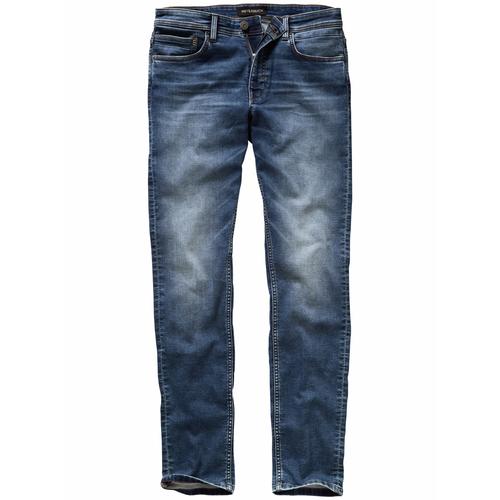 Mey & Edlich Herren Jeans Hose Slim Fit Blau einfarbig