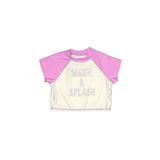 Cat & Jack Rash Guard: Pink Solid Sporting & Activewear - Kids Girl's Size Large