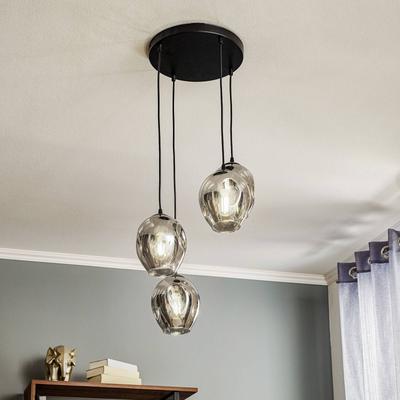 Glas Hängelampe Starla EMIBIG LIGHTING, dimmbar, schwarz, für Wohn- / Esszimmer, Glas, Modern, Pendelleuchte Image