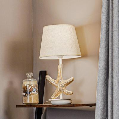 Tischlampe Stellina ONLI, creme / amber, für Wohn- / Esszimmer, Textil / Stoff / Seide, Maritim, Tischlampe Image