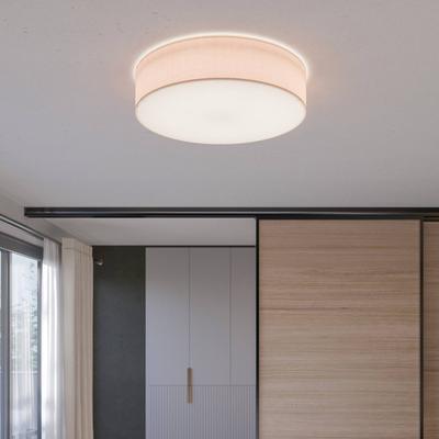 TK Lighting Deckenleuchte Rondo, beige, Ø 60 cm Image