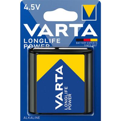 Longlife Power 4,5V Flachbatterie 4912 3LR12A (1er Blister) - Varta