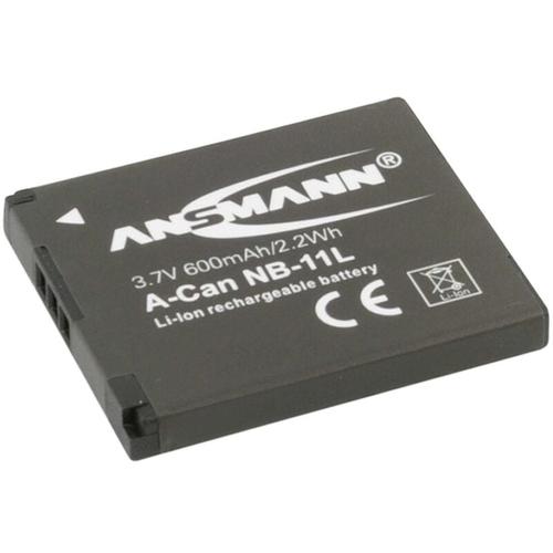 A-Can nb 11 l - Batteria - Li-Ion - 600 mAh - per Canon ixus 17X, 18X, 190, 285 ixy 190, 640