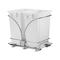 Household Essentials Cabinet and Pantry Organizers Chrome - Double Nine-Gallon Trash Can