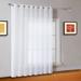 WARM HOME DESIGNS Extra Wide White Curtain Panel for Patio Door, Sliding Glass Door, or Large Window