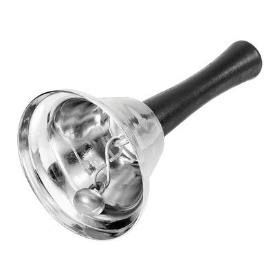 Loud Hand Bell, 2pcs 65mm(2.56") Dinner Bell for Classroom, Service, Silver Tone - Silver Tone