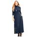 Plus Size Women's AnyWear Maxi Dress by Catherines in Navy (Size 2XWP)