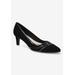 Women's Nobel Pump by Easy Street in Black Suede (Size 8 M)