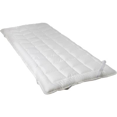 Matratzenauflage HEFEL "Protector Clima", weiß, B:90cm L:200cm, Bezug: 100% Baumwolle. Füllung: 50% Lyocell (TENCEL), 50% Polylactid, Matratzenzubehör, mehr Liegecomfort & trockenes Schlafklima Image
