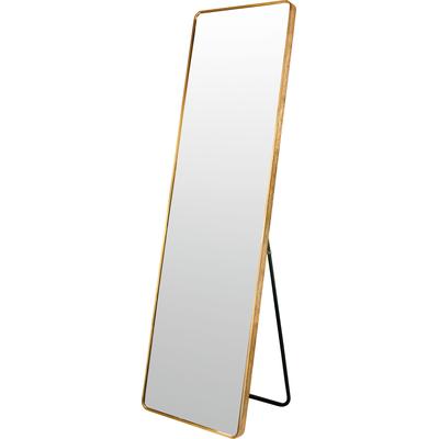 Dekospiegel LENFRA "Snow", gold, B:40cm H:170cm T:2,5cm, Aluminium, Spiegel, Standspiegel Image