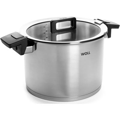 Kochtopf WOLL "Concept", silber (silberfarben), H:17cm Ø:24cm, Töpfe, Induktion