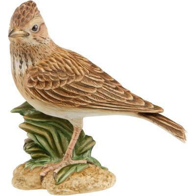 Sammelfigur GOEBEL "Beauty of Nature", braun (braun, grün), B:13cm H:14cm T:8cm, Porzellan, Dekofiguren, Vogel des Jahre