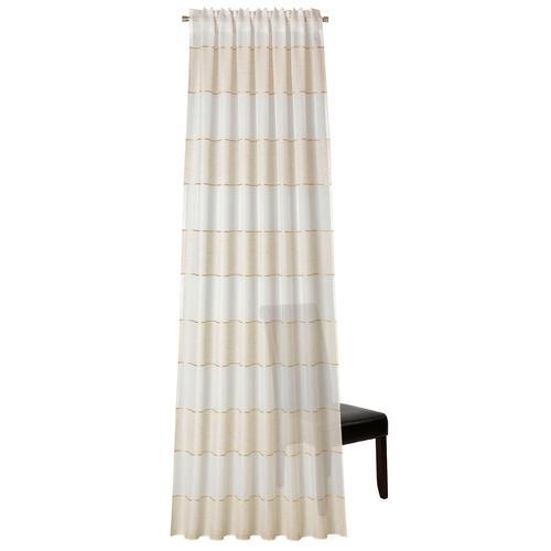 „Vorhang NEUTEX FOR YOU „“Viano““ Gardinen Gr. 245 cm, verdeckte Schlaufen, 144 cm, beige (natur) Verdeckte Schlaufen HxB: 245×144, Schal mit verdeckten“