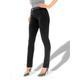 Slim-fit-Jeans ASCARI Gr. 40, Normalgrößen, schwarz Damen Jeans Röhrenjeans