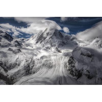 Fototapete PAPERMOON "Photo-Art CLARA GAMITO, GLETSCHER", bunt, B:4,50m L:2,80m, Vlies, Tapeten