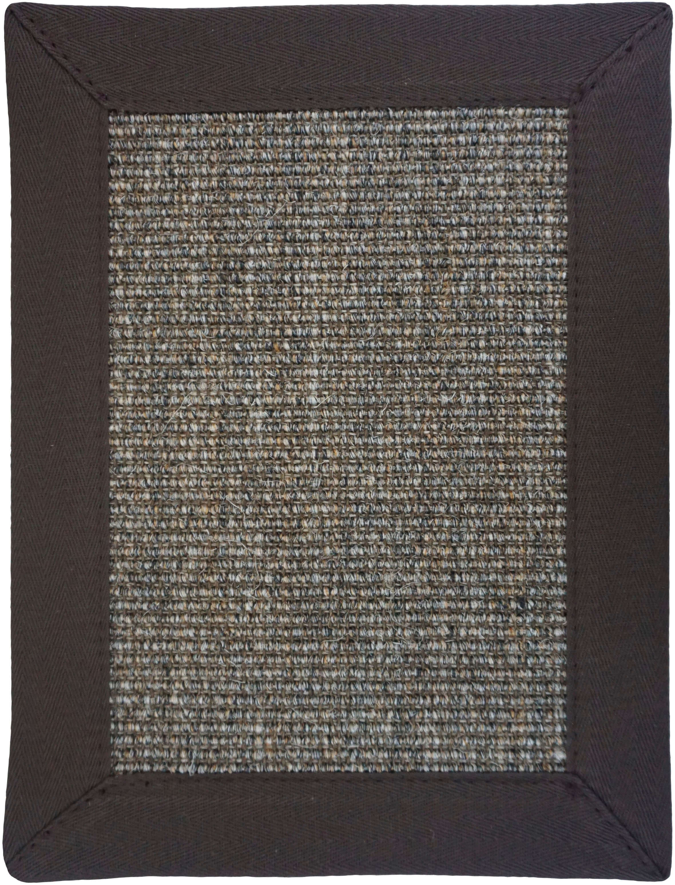 Sisalteppich ASTRA "Salvador" Gr. 2, braun (nussbraun), B:80cm H:6mm L:160cm, Sisal, Teppiche, echtes Sisalprodukt, Wohnzimmer Image