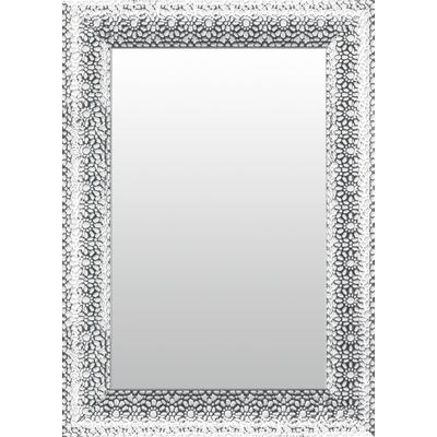 Dekospiegel LENFRA "Flinder", silber (silberfarben), B:52cm H:72cm T:2,5cm, EPS-Kunststoff, Spiegel, Wandspiegel Image