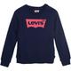 Sweatshirt LEVI'S KIDS "BATWING CREWNECK SWEATSHIRT" Gr. 3/98, blau (dunkelblau) Mädchen Sweatshirts