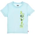 T-Shirt LEVI'S KIDS "MARBLE LOGO TEE SHIRT" Gr. 16/164, blau (clearwater) Jungen Shirts T-Shirts