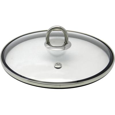 Topfdeckel ELO "Protection", silber (silberfarben, transparent), Ø:24cm, Edelstahl, Glas, Deckel, mit Silikonrand