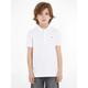 Poloshirt TOMMY HILFIGER "BOYS POLO" Gr. 14/164, weiß Jungen Shirts Poloshirts