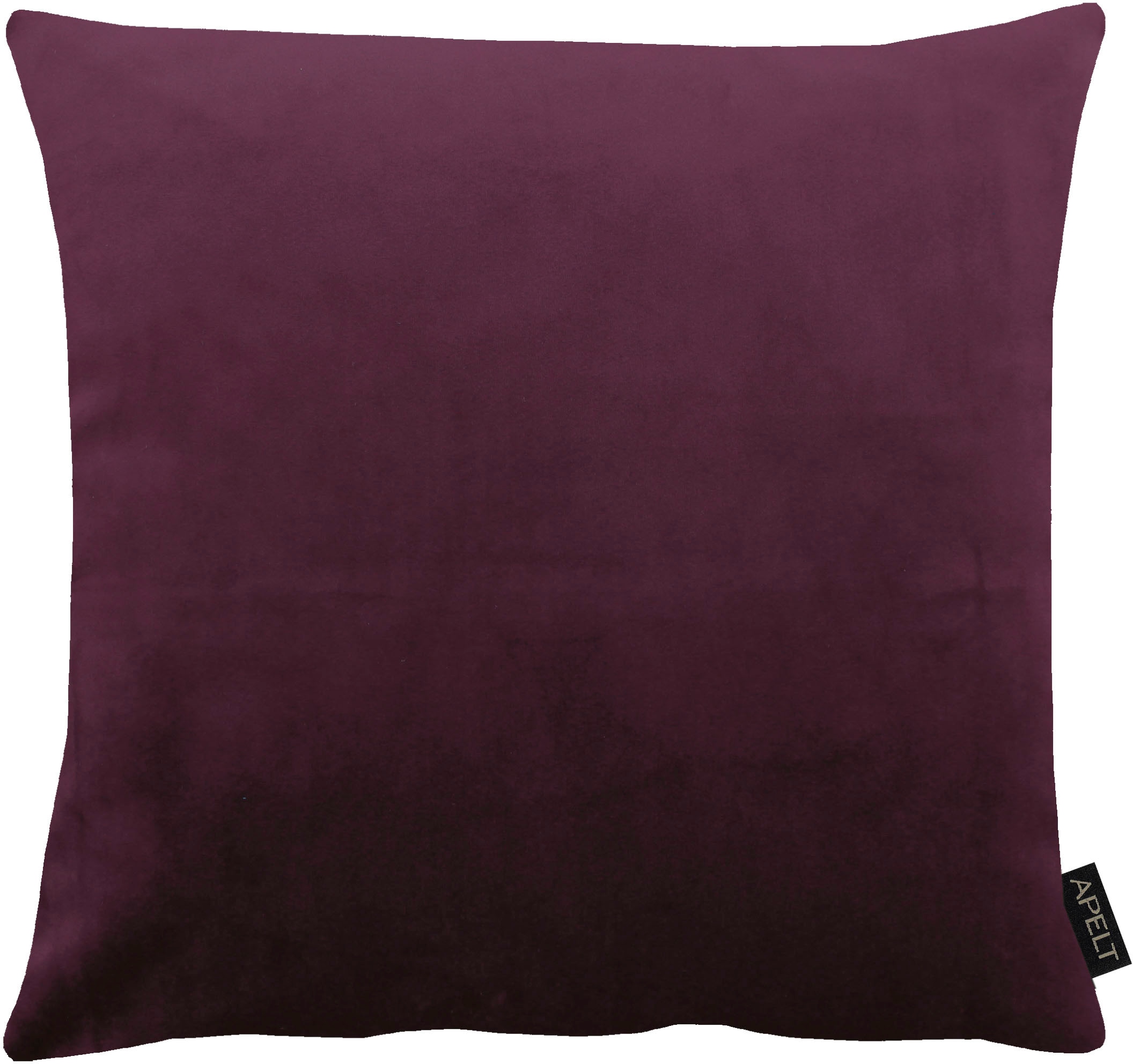 Dekokissen APELT "Arte" Gr. 1, lila (beere, unifarben), B:45 L:45, Polyester, Dekokissen_Sitzkissen_Kissenhüllen, Kissenhülle mit Füllung, 1 Stück Image