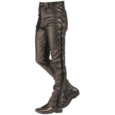 Motorradhose ROLEFF "RO 3" Gr. 56, schwarz, Hosen, 56, N-Gr, Obermaterial: 100% Rindnappaleder, 4 Taschen