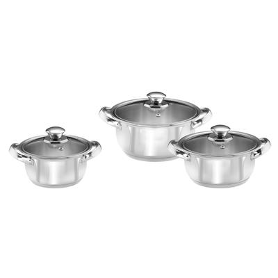Topf-Set KING "Silver Line", silber (silberfarben), Töpfe, Induktion