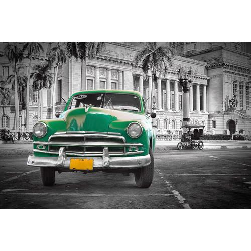 „PAPERMOON Fototapete „“Oldtimer Havanna““ Tapeten Gr. B/L: 3,50 m x 2,60 m, Bahnen: 7 St., bunt Fototapeten“