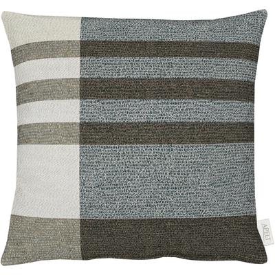 Dekokissen APELT "River" Gr. 1, braun (braun, beige, gemustert), B:45cm L:45cm, Polyester, Dekokissen_Sitzkissen_Kissenhüllen, Kissenhülle mit Füllung, 1 Stück Image