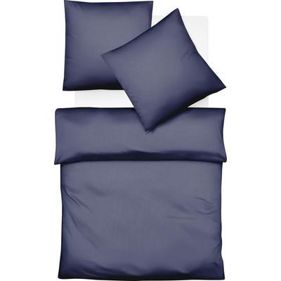 Bettwäsche FLEURESSE "Lech 3089", blau (marine), B/L: 240cm x 220cm, 2 St., Flanell, B/L: 80cm x 80cm & 80cm x 80cm, Flanell, Obermaterial: 100% Baumwolle, Bettwäsche, Edelflanell, Baumwolle, in Gr. 135x200, 155x220, 200x200cm Image