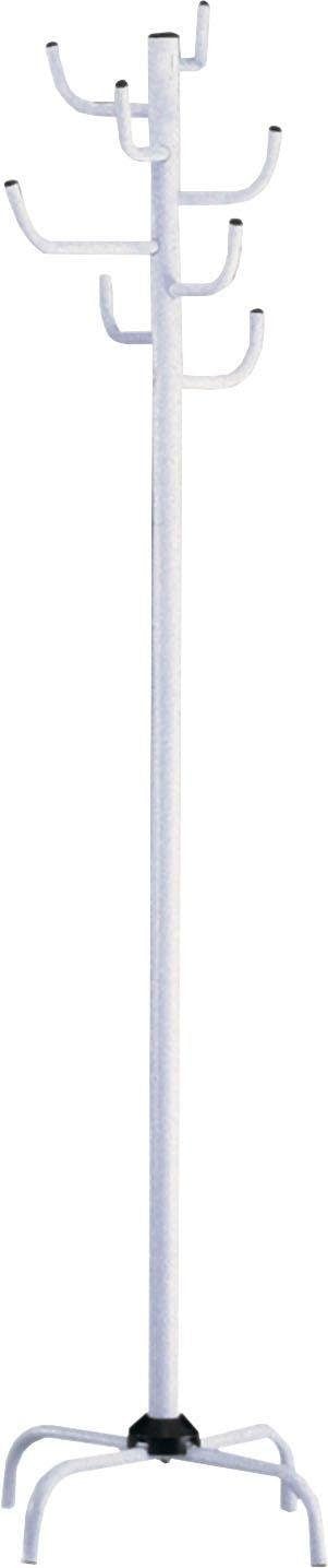 Garderobenständer HAKU, weiß, B:37cm H:180cm T:37cm Ø:37cm, Metall, Garderobenständer