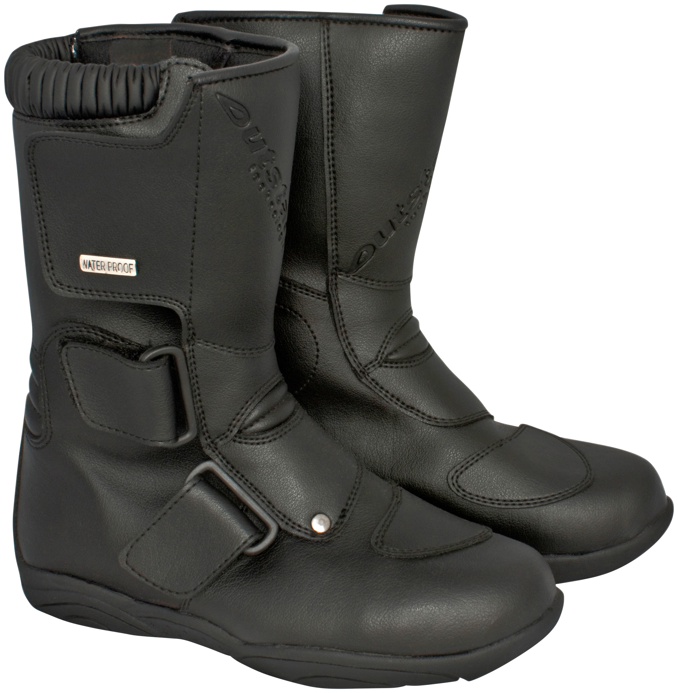 Motorradstiefel OUTSTARS "Valencia" Gr. 43, schwarz, Schuhe, 43, Obermaterial: 100% Polyurethan. Innenfutter: 100% Polyester, Sicherheits-Tourensohle mit Einlage Image