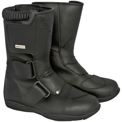 Motorradstiefel OUTSTARS "Valencia" Schuhe Gr. 44, schwarz Sicherheits-Tourensohle mit Einlage