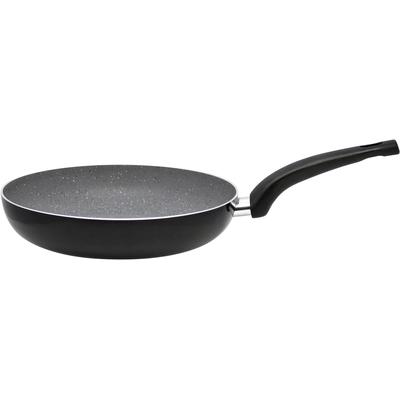 Bratpfanne ELO "Ducato", silber (silberfarben, schwarz), H:4,5cm Ø:20cm, Pfannen, Für alle Herdarten geeignet, inkl. Induktion