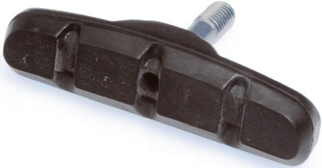 Felgenbremse SHIMANO "V-Bremsschuhe", schwarz, Fahrradbremsen, 12 x 6 x 25cm, Gummi Image