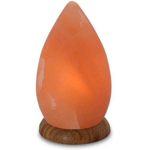 „Salzkristall-Tischlampe HIMALAYA SALT DREAMS „“Drop““ Lampen Gr. Ø 11 cm Höhe: 20 cm, orange Dekoleuchten Handgefertigt aus Salzkristall – jeder Stein ein Unikat, H: ca.20 cm“