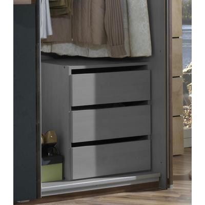 Schubkasteneinsatz WIMEX, grau, B:52cm H:58cm T:38cm, Schubladen