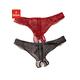 String-Ouvert PETITE FLEUR GOLD Gr. 56/58, 2 St., rot (rot, schwarz) Damen Unterhosen Ouverts