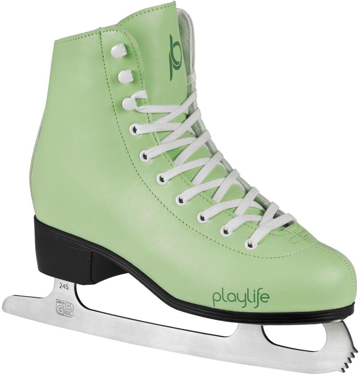 Schlittschuhe PLAYLIFE "Fresh Mint und Charming Rose" Gr. 37, grün, Inlineskates_Rollschuhe, 37 (bis ), Lederimitat