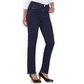 5-Pocket-Jeans CLASSIC BASICS Gr. 40, Normalgrößen, blau (dark blue) Damen Jeans