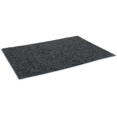 Nadelvliesteppich "MALTA", grau (anthrazit), B:200cm H:2,5mm L:3300cm, Polypropylen, PRIMAFLOR-IDEEN IN TEXTIL, Teppiche, Uni-Farben, strapazierfähig & pflegeleicht, Kurzflor, Nadelvlies Image