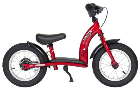 Laufrad BIKESTAR "BIKESTAR Kinderlaufrad Classic ab 3 Jahre mit Bremse", rot, Laufräder, KinderL:90cm, L:90cm Image